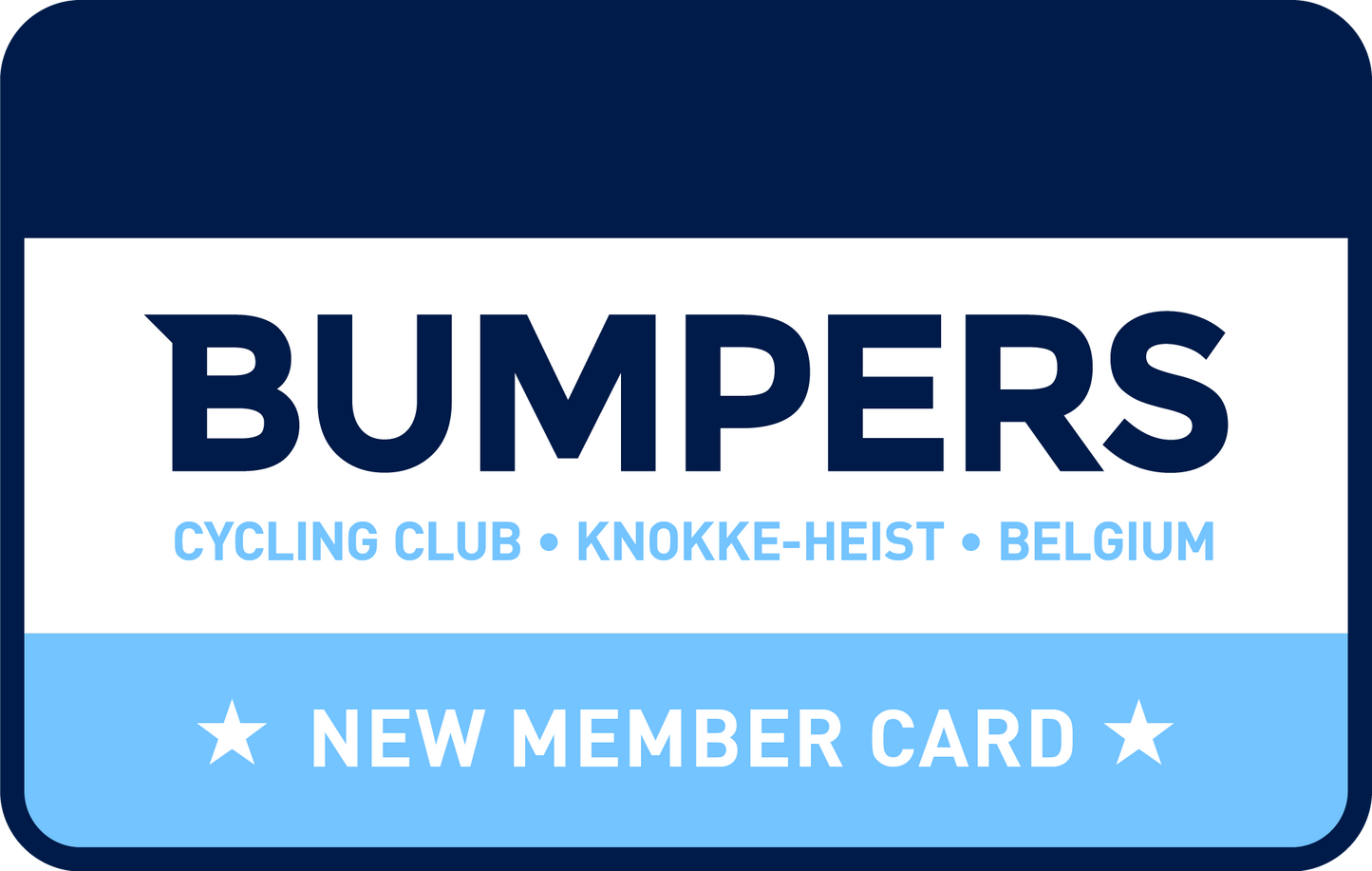 de BUMPERS NIEUW lidmaatschap